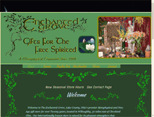 Tablet Screenshot of enchantedgrovewilloughby.com